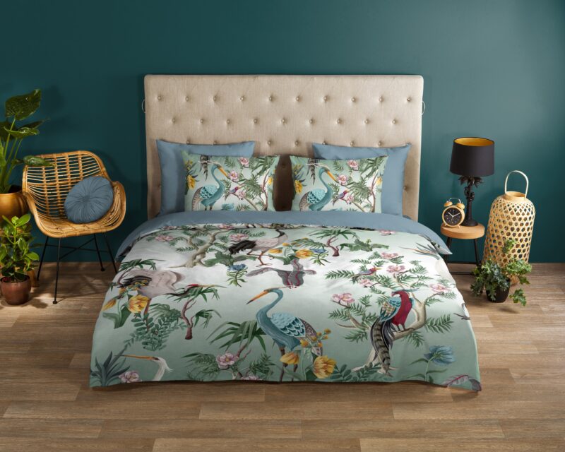 Good Morning Katoenen dekbedovertrek  "Reeve" - Multi