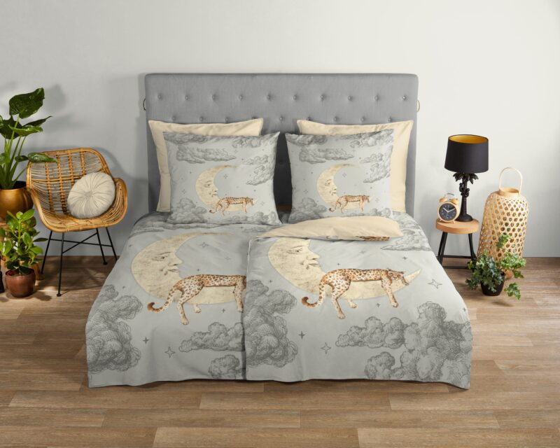 Good Morning Katoenen dekbedovertrek  "Boaz" - Multi