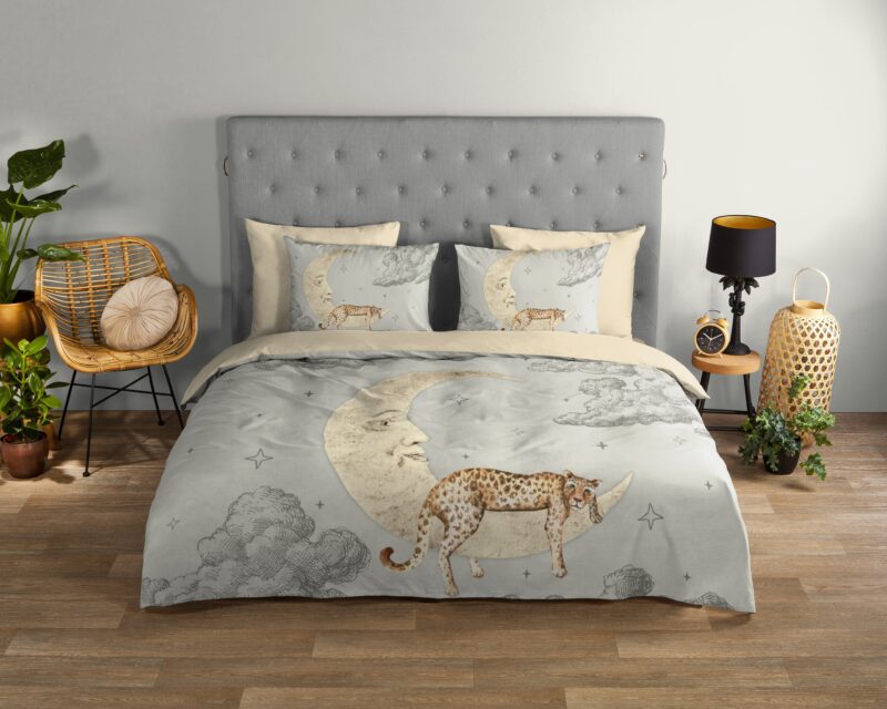 Good Morning Katoenen dekbedovertrek  "Boaz" - Multi