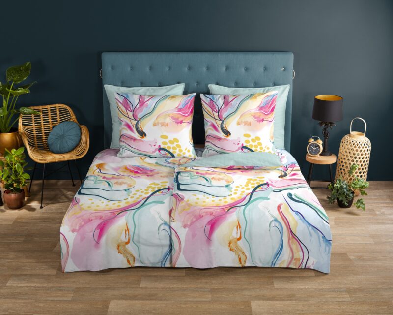 Good Morning Katoenen dekbedovertrek  "Magic" - Multi