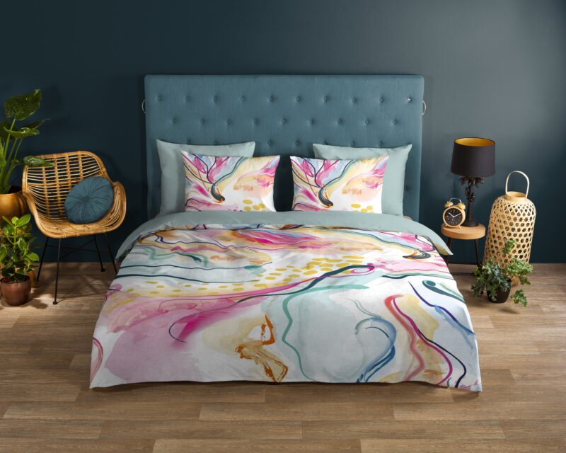 Good Morning Katoenen dekbedovertrek  "Magic" - Multi