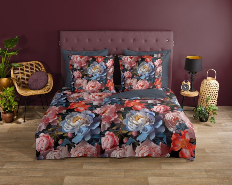 Good Morning Katoenen dekbedovertrek  "Rhein" - Multi