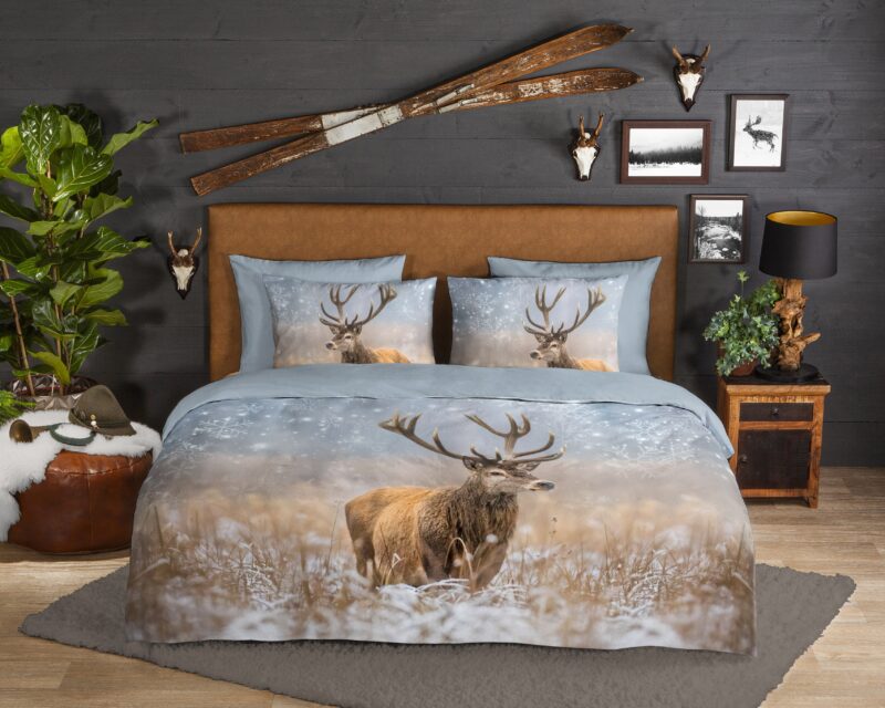 Good Morning Flanellen dekbedovertrek  "Jolly" - Multi