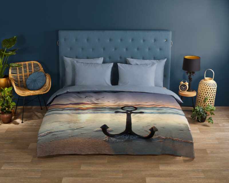 Good Morning Katoenen dekbedovertrek  "Mar" - Multi