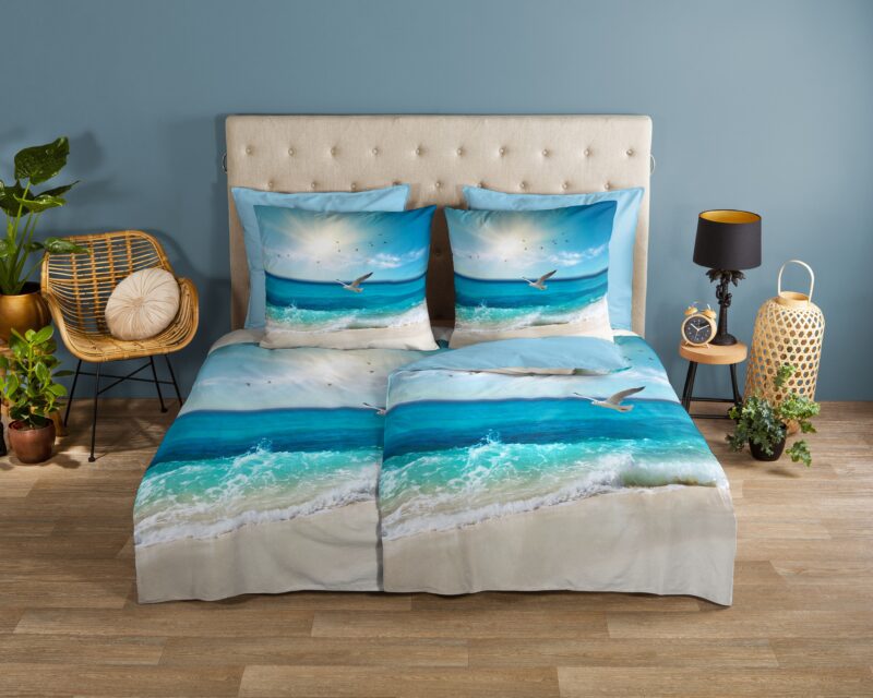 Good Morning Katoenen dekbedovertrek  "Sealife" - Multi