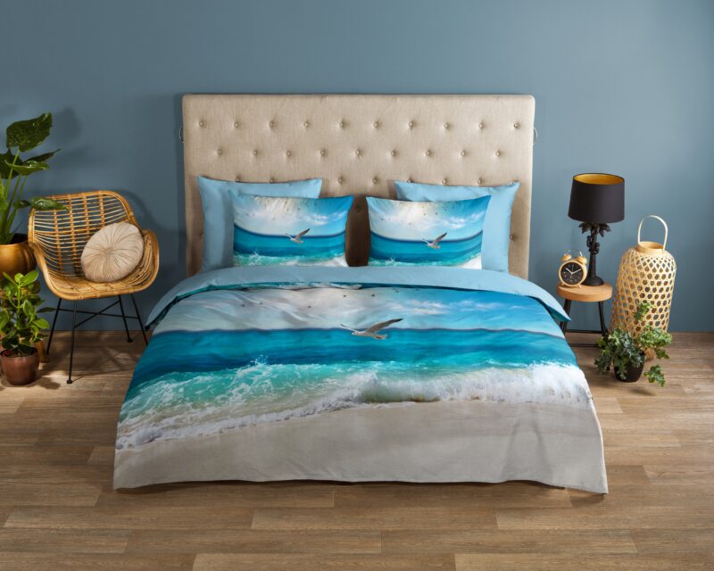 Good Morning Katoenen dekbedovertrek  "Sealife" - Multi