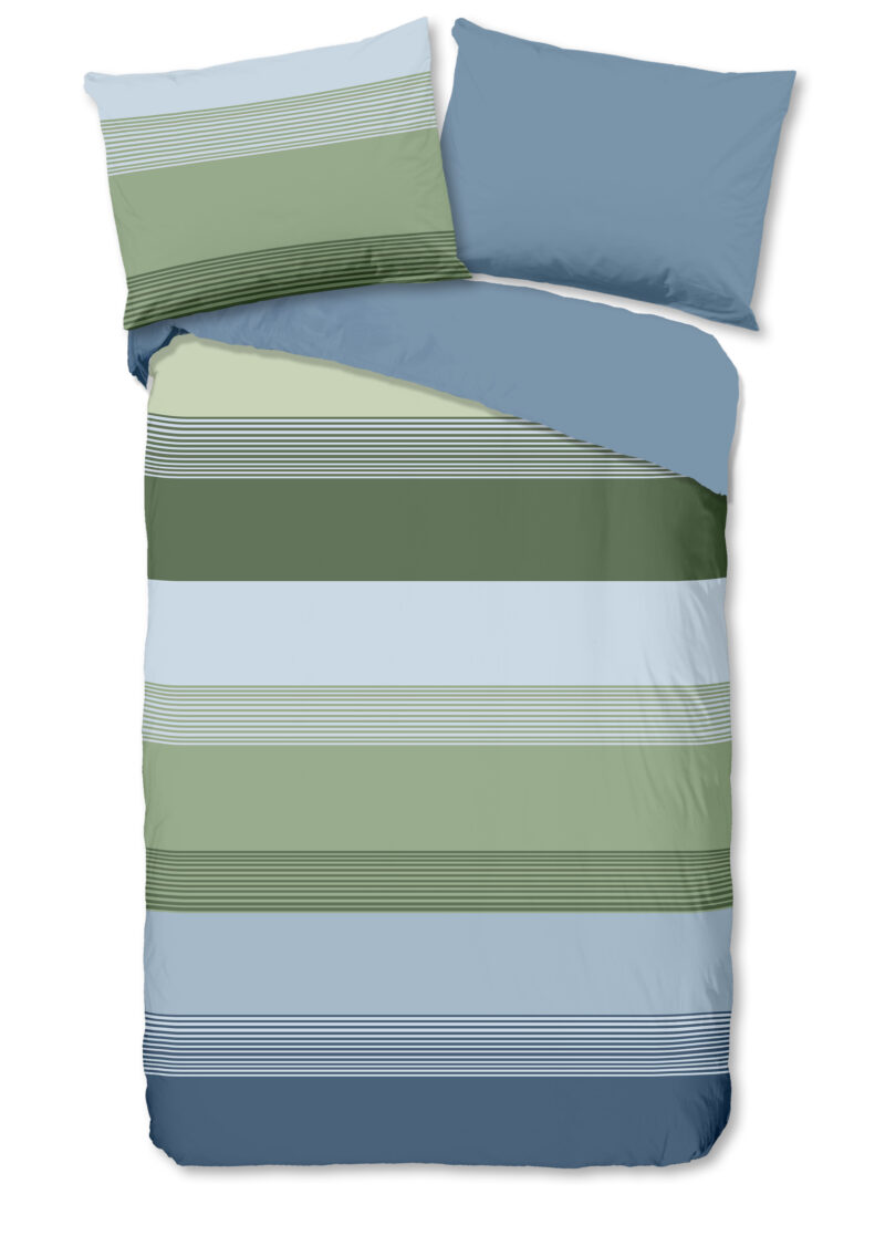 Good Morning Dekbedovertrek "strepen" - Multi - (140x200 cm) - Katoen