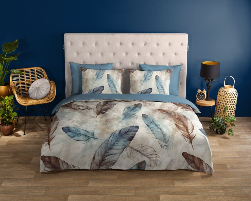 Good Morning Katoenen dekbedovertrek  "Otte" - Multi