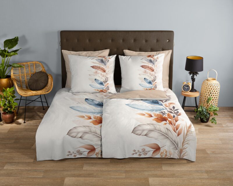 Good Morning Katoenen dekbedovertrek  "Mirra" - Wit