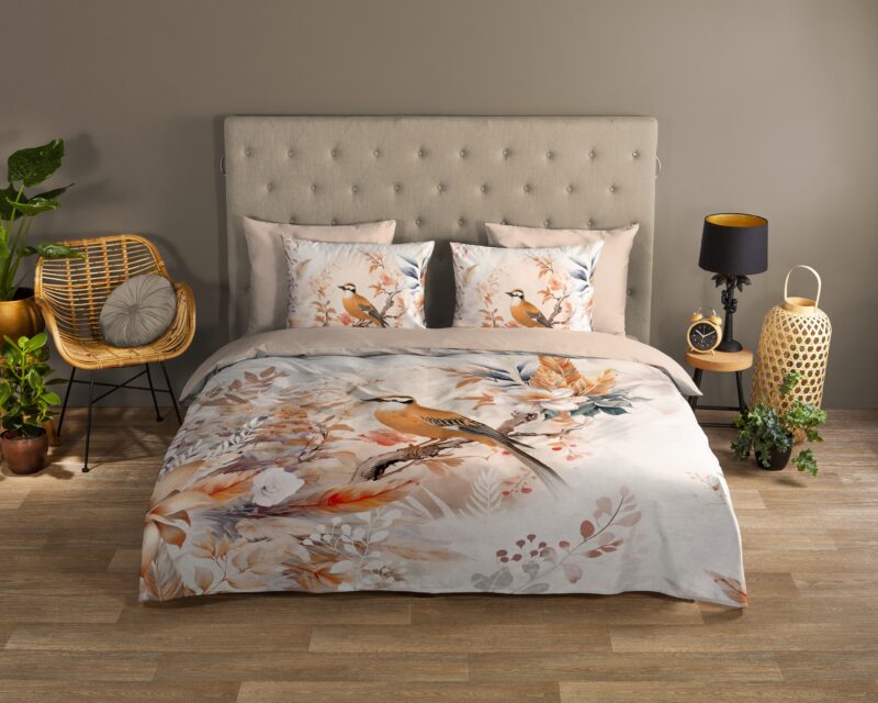 Good Morning Katoenen dekbedovertrek  "Gloria" - Multi