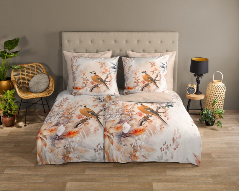 Good Morning Katoenen dekbedovertrek  "Gloria" - Multi