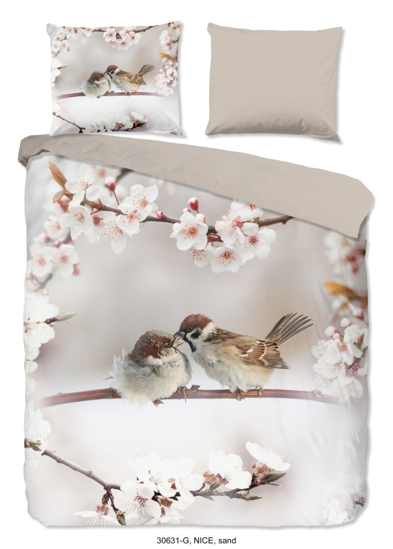 Good Morning Dekbedovertrek "vogels" - Multi - (200x200/220 cm) - Katoen