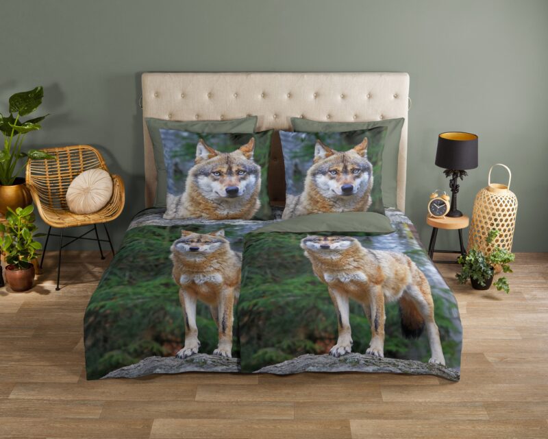 Good Morning Katoenen dekbedovertrek  "Maikel" - Multi