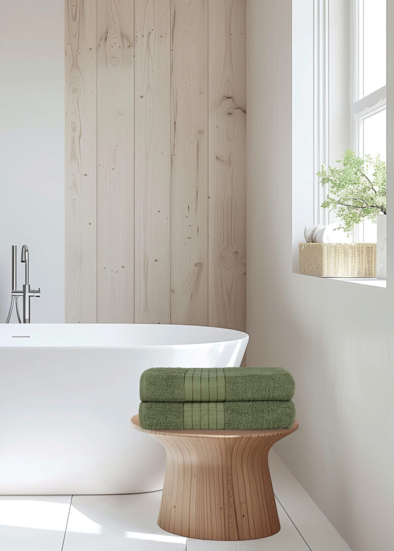 Good Morning Handdoeken set van 2 "" - Groen