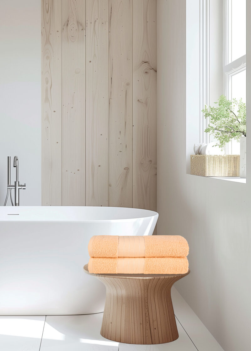 Good Morning Handdoeken set van 2 "" - Koraal