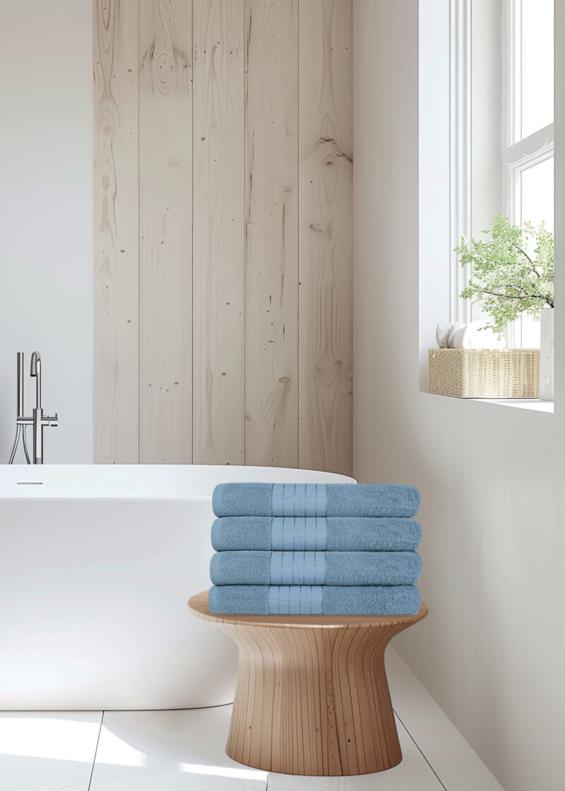 Good Morning Handdoeken set van 4 "" - Blauw