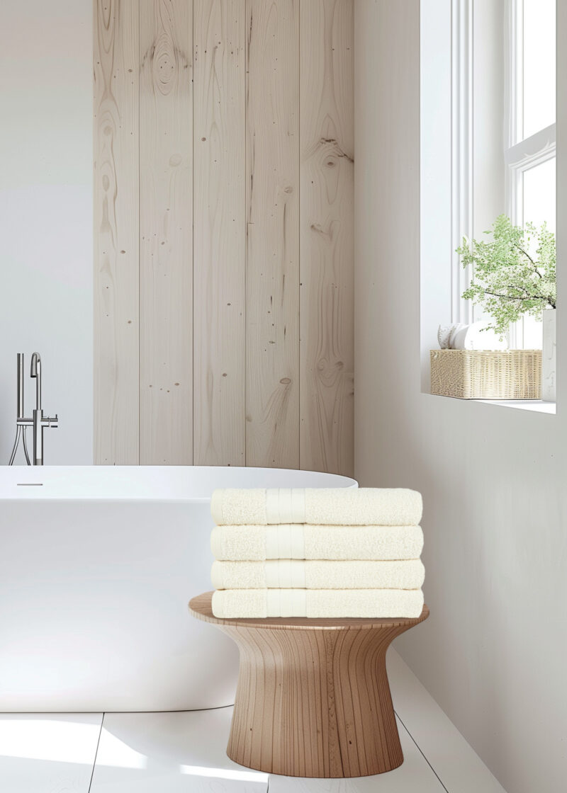 Good Morning Handdoeken set van 4 "" - Ecru