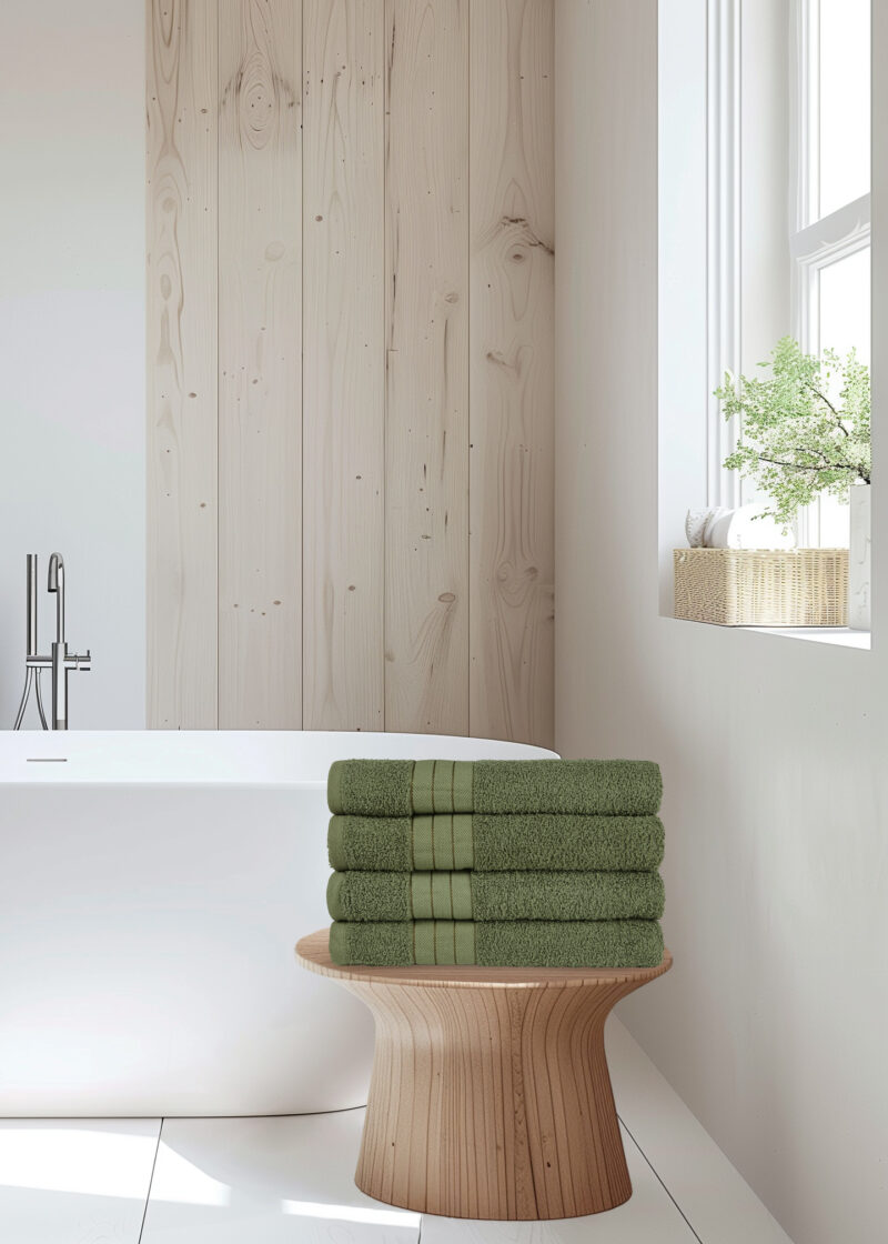 Good Morning Handdoeken set van 4 "" - Groen