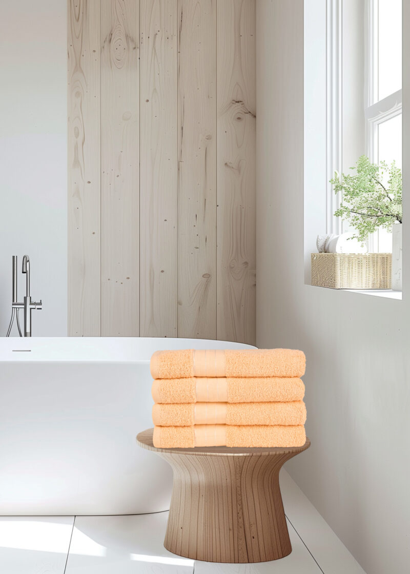 Good Morning Handdoeken set van 4 "" - Koraal