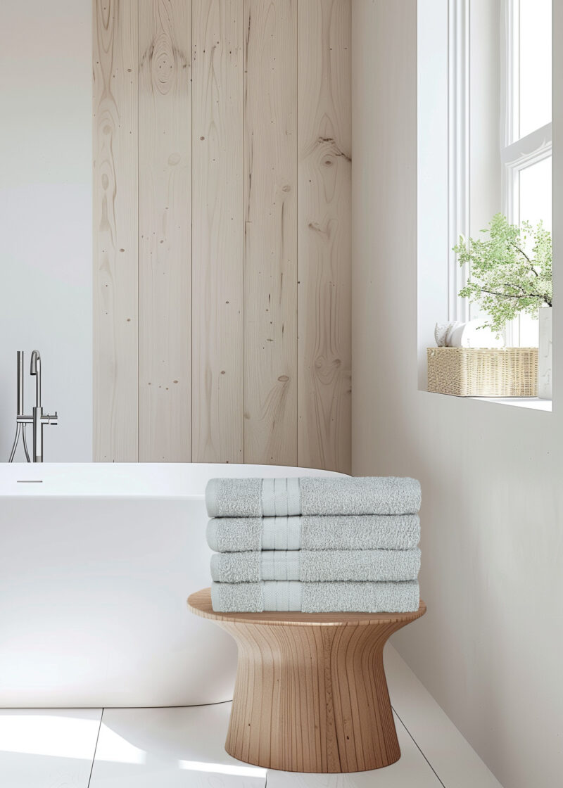 Good Morning Handdoeken set van 4 "" - Zilver