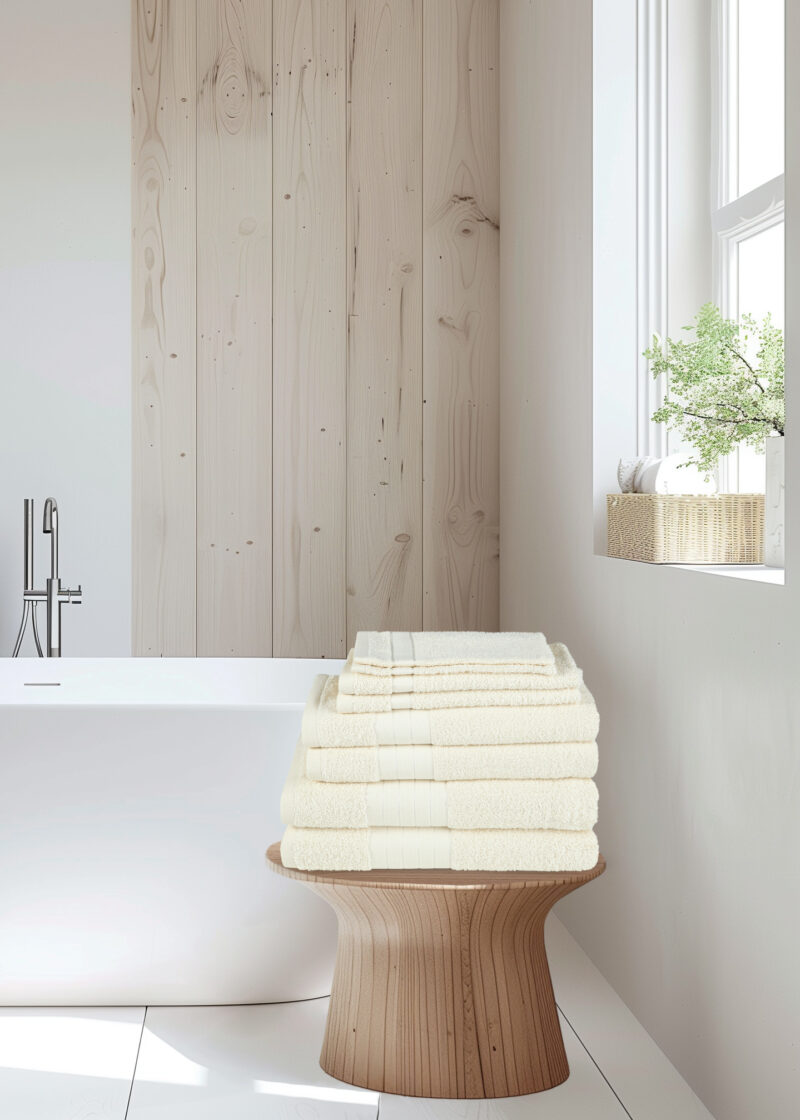 Good Morning Handdoeken set van 8 "" - Ecru