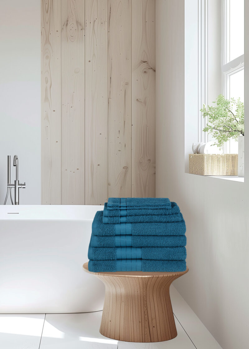 Good Morning Handdoeken set van 8 "" - Petrol