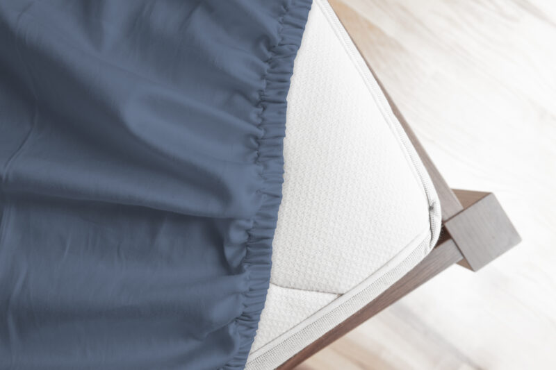 Blauw - (140x200 cm) - Katoen Flanel