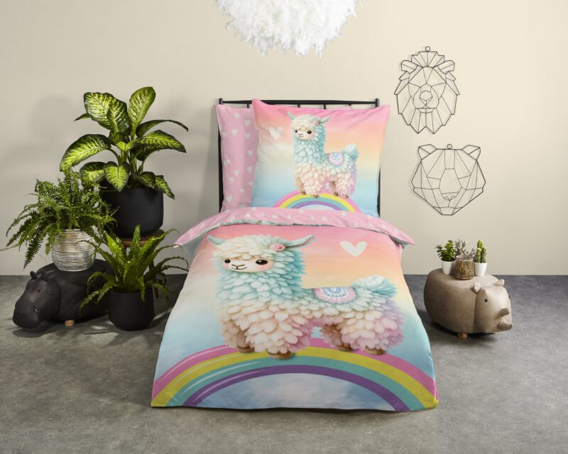 Good Morning Katoenen kinderdekbedovertrek  "Chico" - Multi