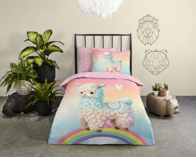 Good Morning Katoenen kinderdekbedovertrek  "Chico" - Multi