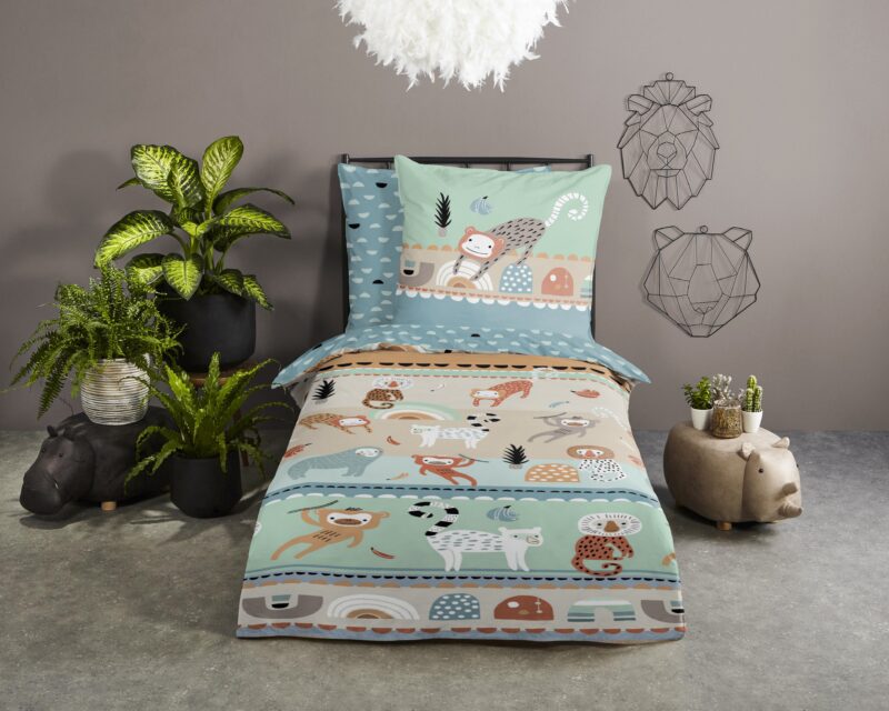Good Morning Katoenen kinderdekbedovertrek  "Play" - Multi