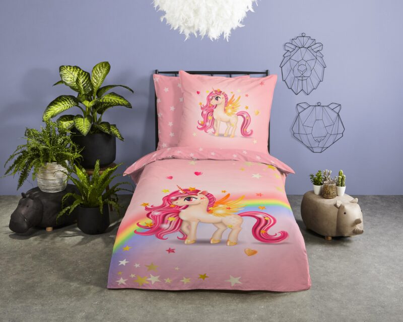 Good Morning Katoenen kinderdekbedovertrek  "Little" - Multi