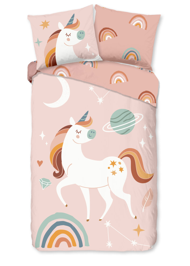 Good Morning Kinderdekbedovertrek "eenhoorn