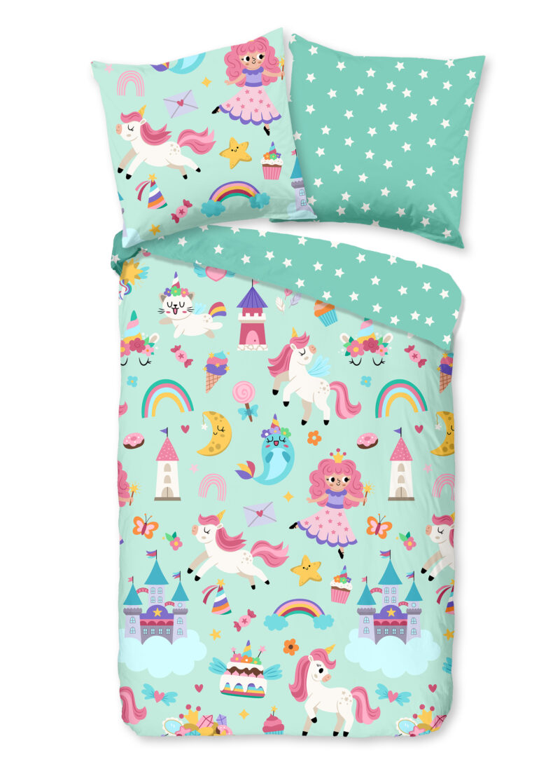 Good Morning Kinderdekbedovertrek "eenhoorn