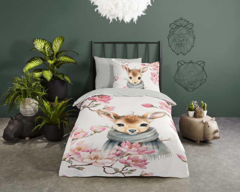 Good Morning Katoenen kinderdekbedovertrek  "Leone" - Multi