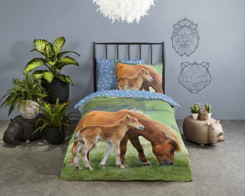 Good Morning Katoenen kinderdekbedovertrek  "Regine" - Multi