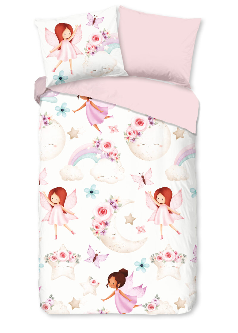 Good Morning Kinderdekbedovertrek "regenboog