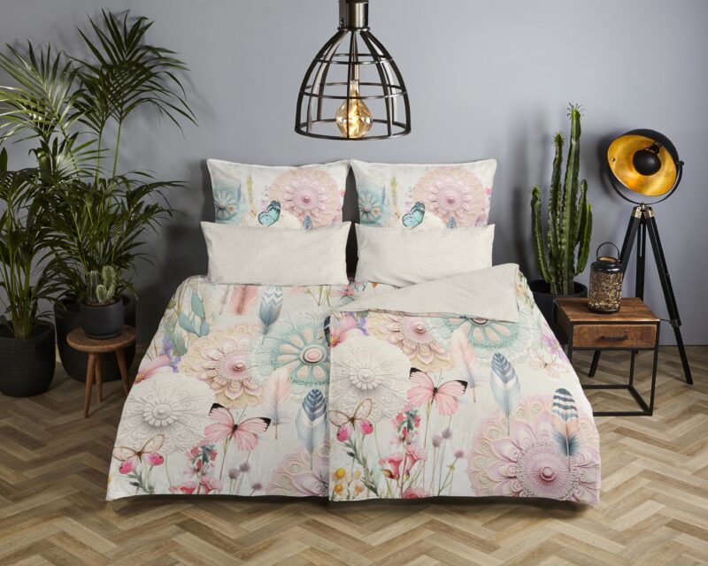 HIP Satijnen dekbedovertrek  "Maysa" - Wit