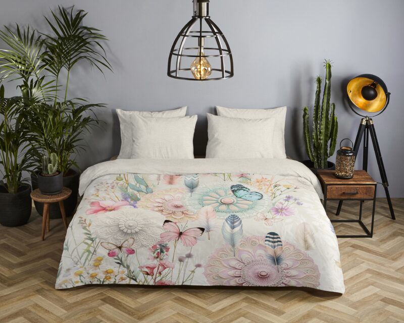 HIP Satijnen dekbedovertrek  "Maysa" - Wit