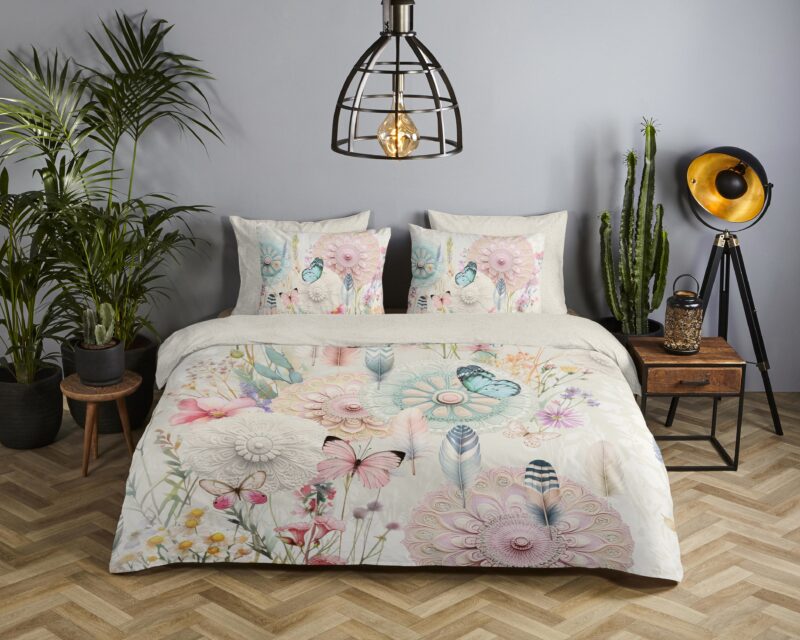 HIP Satijnen dekbedovertrek  "Maysa" - Wit