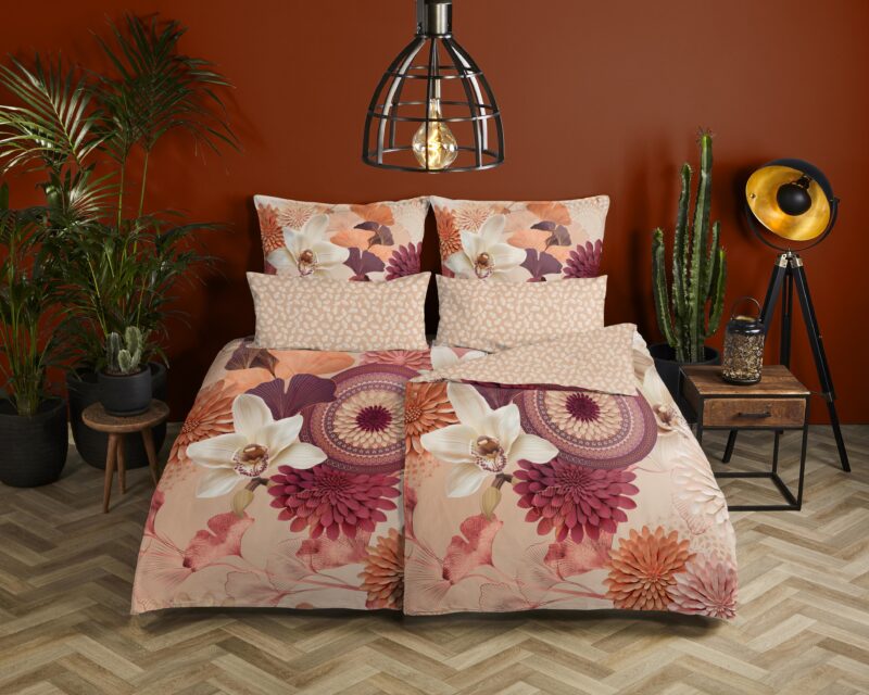 HIP Satijnen dekbedovertrek  "Quente" - Zand