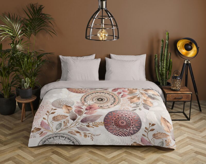 HIP Satijnen dekbedovertrek  "Afina" - Grijs