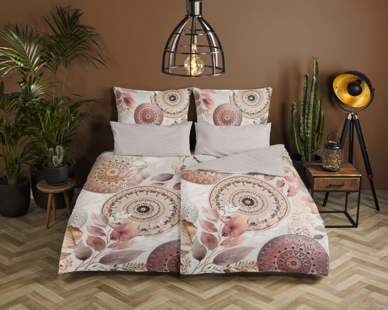 HIP Satijnen dekbedovertrek  "Afina" - Grijs