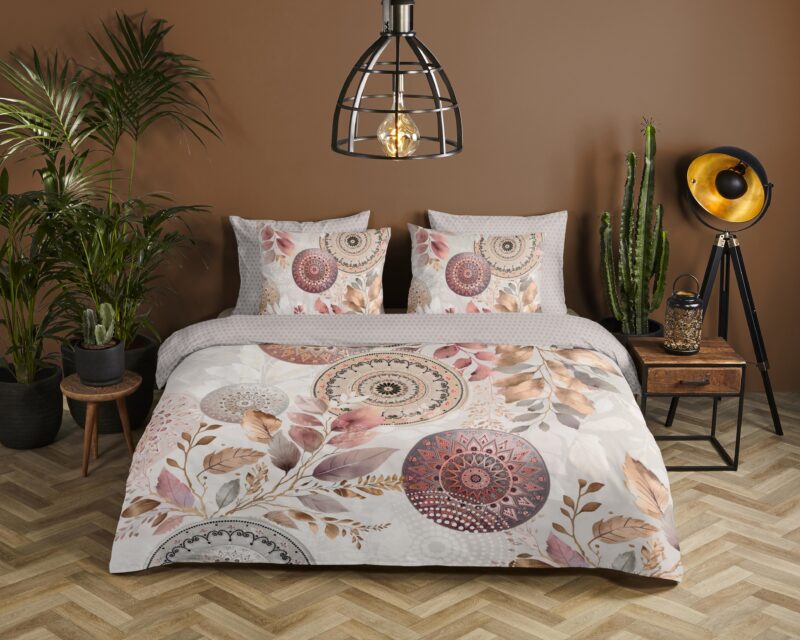 HIP Satijnen dekbedovertrek  "Afina" - Grijs