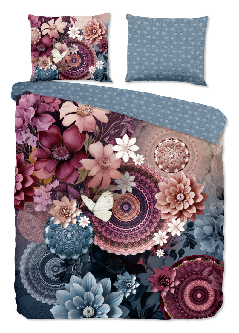 HIP Dekbedovertrek "mandalas & bloemen" - Multi - (200x200/220 cm) - Katoen Satijn