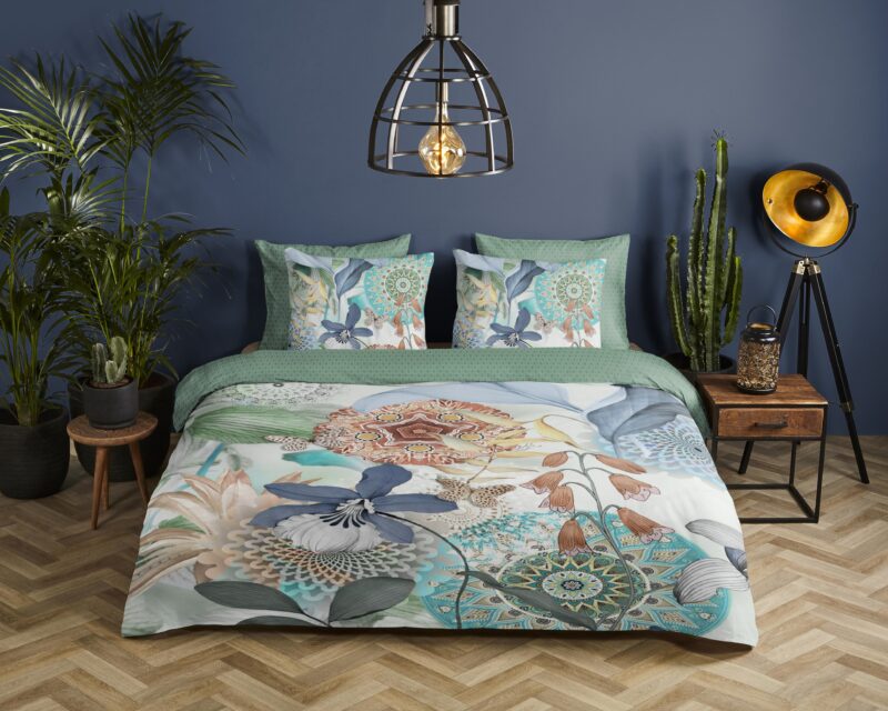 HIP Satijnen dekbedovertrek  "Axelle" - Multi