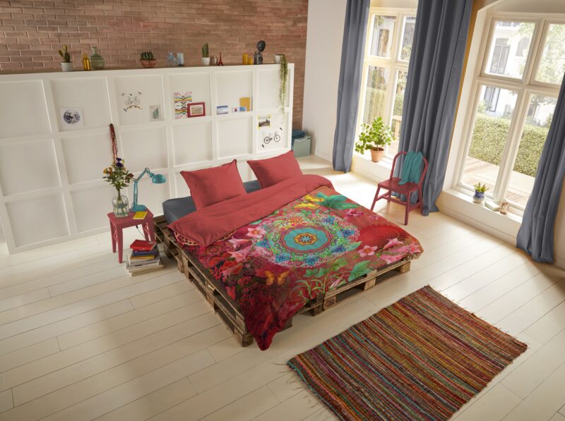 HIP Satijnen dekbedovertrek  "Novali" - Multi