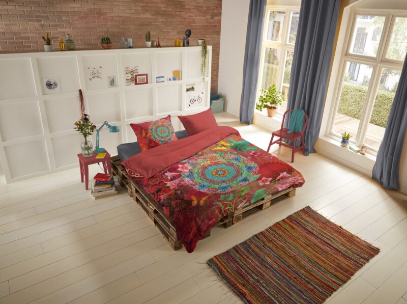 HIP Satijnen dekbedovertrek  "Novali" - Multi