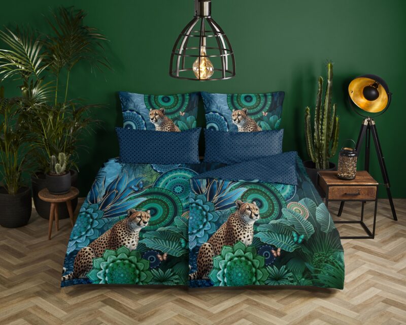 HIP Satijnen dekbedovertrek  "Nyah" - Multi