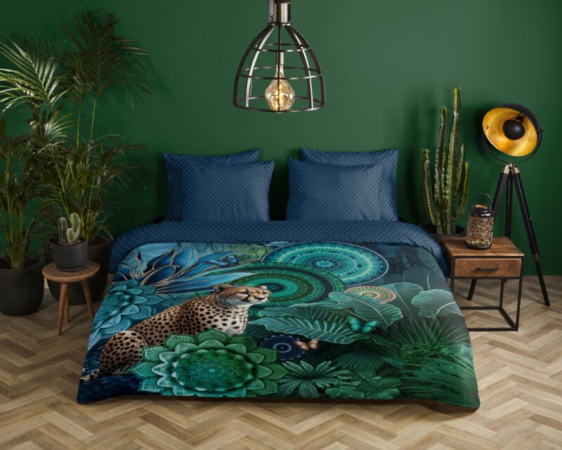 HIP Satijnen dekbedovertrek  "Nyah" - Multi