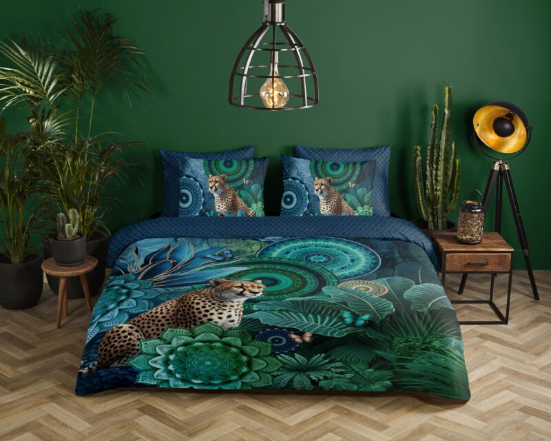 HIP Satijnen dekbedovertrek  "Nyah" - Multi